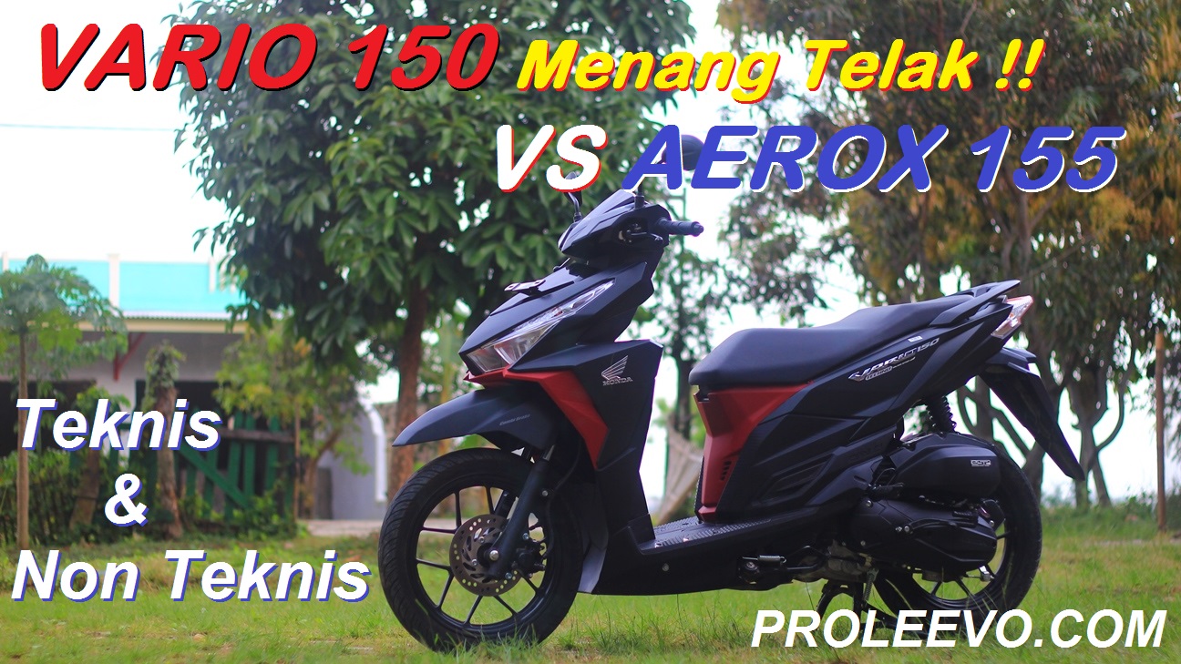 Honda Vario 150 vs Aerox 155